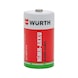 Batterie NiMH préchargée - PILE RECHARGEABLE-R20-8500MAH - 1