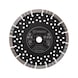 Diamond cutting disc, univer.-Concrete-asphalt-MIX - 1