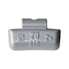 Contrappeso d'equilibratura in zinco per cerchi in alluminio tipo 666 - 1