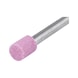 特种熔融氧化铝打磨头，粉色 - 圆柱刚玉磨头-S6MM-D10-WL13MM - 2