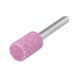 Specially fused alumina sanding tip, pink - SNDTIP-ZY1320-ABRASIVE-SHFTL6-D13-WL20 - 2