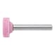 Specially fused alumina sanding tip, pink - SNDTIP-ZY2006-ABRASIVE-SHFTL6-D20-WL6 - 1