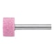 Specially fused alumina sanding tip, pink - SNDTIP-ZY2012-ABRASIVE-SHFTL6-D20-WL12 - 1