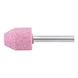Specially fused alumina sanding tip, pink - SNDTIP-WK2025-ABRASIVE-SHFTL6-D20-WL25 - 1