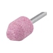 Specially fused alumina sanding tip, pink - SNDTIP-WK2025-ABRASIVE-SHFTL6-D20-WL25 - 2