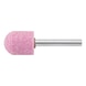 Specially fused alumina sanding tip, pink - SNDTIP-WR2025-ABRASIVE-SHFTL6-D20-WL25 - 1