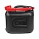 Fuel canister, 5 l With two discharge pipes for petrol and diesel - FUELCANI-BLACK-2DISCHARGEPIPES-5LTR - 2