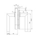 Glastür-Set Premium Form A - GLASTR-SET-A-UV-A405-(BA-3TLG)-A2-MATT - 3