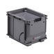 Lid for storage box W-KLT - LID-PLASTIC-W-KLT2115-132X182X3-TRSP-DRW - 2