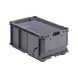 Lid for storage box W-KLT - LID-PLASTIC-W-KLT3215-182X281X3-TRSP-DRW - 2