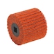 CERALINE burnishing roller, fleece/linen - SNDROLL-FLC/LIN-EXTRACOARSE-115X100MM - 1