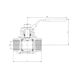 Ball valve AISI 316 with handle - 2