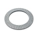 Lock washer S Spring steel with mechanically applied zinc coating (≤ dia. 3.5 zinc-plated, blue passivated) - 1