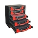 Kit d'armoire de rangement&nbsp;5 avec système de rangement à compartiments ORSY® - 1