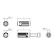 Connecteur bout-à-bout profilé, kit autom., inox. - BUTTCON-WAPS-SET-AUTM-SST-SLOT8-M6X50 - 2