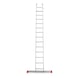 Lower ladder section For aluminium rope-operated ladders