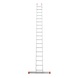 Lower ladder section For aluminium rope-operated ladders