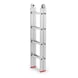 Inner ladder For professional aluminium telescopic ladders
