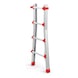 Outer ladder For professional aluminium telescopic ladders