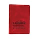 Velour driving licence wallet - HOLD-PRNT-VELOUR-RED-1COL - 1