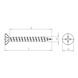 Cement board screw, collated - SCR-CS-CMNT-CTRHD-H2-MG/W-(PHR)-4X45 - 2