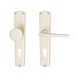 AL 100/AL 10 lever/handle set - DH-ALU-AL100/10-CH-LONGPLT-CK-L/R-NSILVE - 1