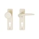 AL 110/AL 20 lever/handle set - DH-ALU-AL110/20-CH-SHORTPLT-CK-L-NSILVE - 1