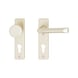 AL 200/AL 20 lever/handle set - DH-ALU-AL200/20-CH-SHORTPLT-CK-L/R-NSILV - 1