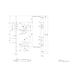 House door mortise lock HT 28 - MORTSLOK-HT28-CK-DIN/L-SILV-92-65-20-AS - 3