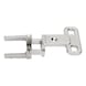 Furniture hinge OBS 8, screw-on assembly - HNGE-OBS8-TWINBLOCK-ZD-(NI)-8/5,5MM - 1