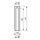 Cache-vis  Pour charnières 3D - COVCAP-(F.HNGE-3D)-ALU-SILVR-D18MM - 3