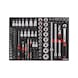 Socket wrench set 1/4 and1/2 inch 8.4.1, 92 pcs - 1