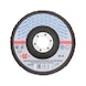 Segmented Grinding Disc for Steel Synthetic corundum - FLPDISC-NC-CLTH-SR-BR22,23-G60-D115 - 1