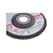 Segmented Grinding Disc for Steel Synthetic corundum - FLPDISC-NC-CLTH-SR-BR22,23-G60-D115 - 4