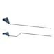 Carrier set for VS TAL Gate wall cupboard pull-out - AY-LEVERSET-WLCPBRD-TAL-GATE-ANTHR-600 - 1