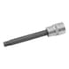 3/8 inch socket wrench, hexagon socket metric With knurling - 1