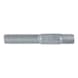 Stud with threaded end ≈ 1.25 d DIN 939, steel 8.8, zinc flake, silver (ZFSHL) - 1