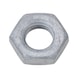 Hexagonal nut, low profile ISO 4035 steel FK05, zinc flake silver (ZFSHL) - 1