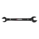 Double open-end ratchet wrench assrt, black, 6 pcs - 3