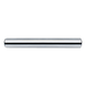 Straight pin with flat points DIN 7, steel plain (9 SMnPb 28 k or St 50 K), unhardened, tolerance class h8 - 1