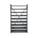 CPS industrial shelving unit with 9 levels