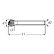 Spherical carbide milling bit D, Bluetec - 2