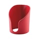 Cup holder - CPHOLD-PLA-RED-OPEN-D100MM - 1