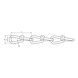 Knotted-link chain According to DIN 5686 without quality requirements - 2