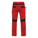 Cetus trousers - WORK TROUSERS CETUS RED/ANTHRACITE 26 - 2