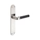 ZD 4 door handle pair - DH-ZD4-(SLEEVE-BLACK)-(NI)-MATT - 3