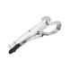 Welding locking pliers With upper U-shaped grip jaws angled by 90° - 3