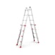 Professional aluminium telescopic ladder - TELELDR-PROFI-ALU-4X4RUNGS - 6