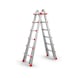 Professional aluminium telescopic ladder - TELELDR-PROFI-ALU-4X6RUNGS - 5