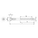 ASSY<SUP>®</SUP>plus 4 P CSMR 60 gulvbrætskrue Undersænket hoved, hærdet, forzinket stål, delgevind, 60° - ASSY 4+ P. GULV 60º RW10 FZB 3,5X60 - 2